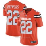 Camiseta NFL Limited Hombre 22 Peppers Cleveland Browns Naranja