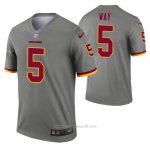 Camiseta NFL Legend Washington Redskins Tress Way Inverted Gris