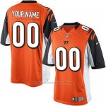 Camisetas NFL Limited Hombre Cincinnati Bengals Personalizada Naranja