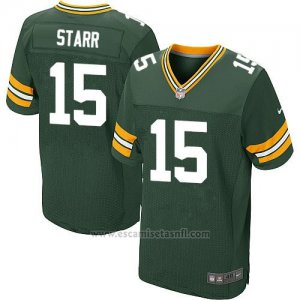 Camiseta Green Bay Packers Starr Verde Nike Elite NFL Hombre
