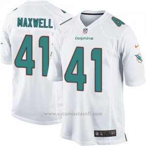 Camiseta Miami Dolphins Maxwell Blanco Nike Game NFL Nino