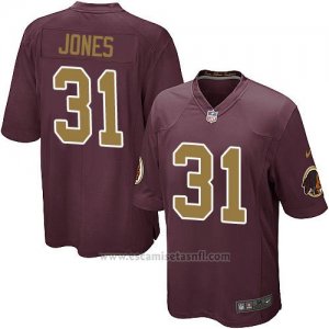 Camiseta Washington Redskins Jones Marron Nike Game NFL Nino