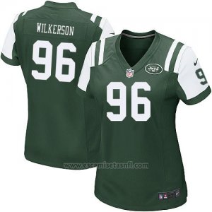 Camiseta New York Jets Wilkerson Verde Nike Game NFL Mujer