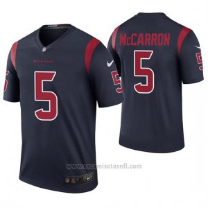 Camiseta NFL Legend Hombre Houston Texans Aj Mccarron Azul Color Rush