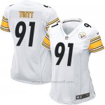 Camiseta Pittsburgh Steelers Tuitt Blanco Nike Game NFL Mujer
