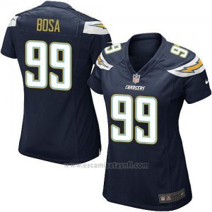 Camiseta San Diego Chargers Bosa Negro Nike Game NFL Mujer