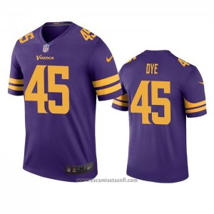 Camiseta NFL Legend Minnesota Vikings Troy Dye Violeta Color Rush