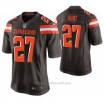 Camiseta NFL Game Hombre Cleveland Browns Kareem Hunt Marron