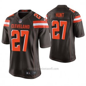 Camiseta NFL Game Hombre Cleveland Browns Kareem Hunt Marron