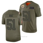 Camiseta NFL Limited New Orleans Saints Cesar Ruiz 2019 Salute To Service Verde