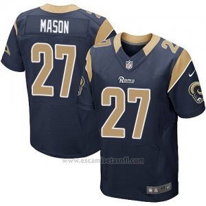 Camiseta Los Angeles Rams Mason Profundo Azul Nike Elite NFL Hombre