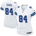 Camiseta Dallas Cowboys Hanna Blanco Nike Game NFL Mujer