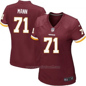 Camiseta Washington Redskins Mann Rojo Nike Game NFL Marron Mujer
