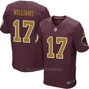 Camiseta Washington Redskins Williams Apagado Rojo Nike Elite NFL Hombre