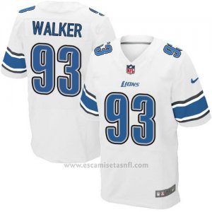 Camiseta Detroit Lions Walker Blanco Nike Elite NFL Hombre