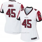 Camiseta Atlanta Falcons Jones Blanco Nike Game NFL Mujer