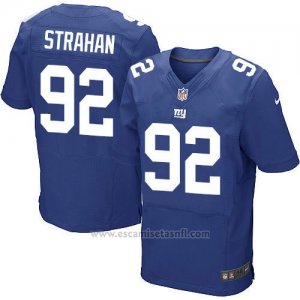 Camiseta New York Giants Strahan Azul Nike Elite NFL Hombre
