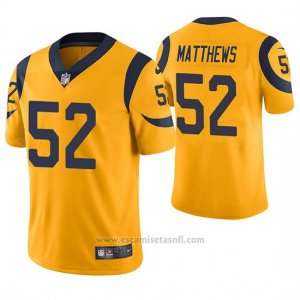 Camiseta NFL Limited Hombre St Louis Rams Clay Matthews Oro Color Rush
