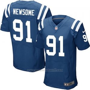 Camiseta Indianapolis Colts Newsome Azul Nike Elite NFL Hombre