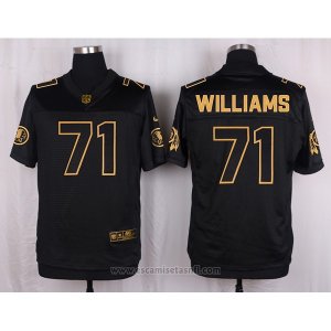 Camiseta Washington Redskins Williams Negro Nike Elite Pro Line Gold NFL Hombre