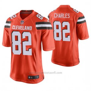 Camiseta NFL Game Hombre Cleveland Browns Orson Charles Naranja