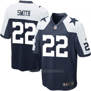 Camiseta Dallas Cowboys Smith Negro Blanco Nike Game NFL Hombre
