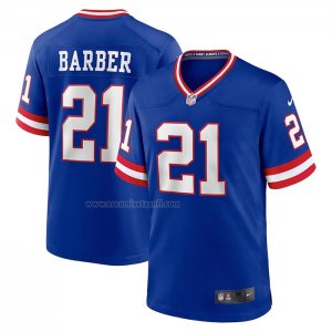 Camiseta NFL Game New York Giants Tiki Barber Classic Retired Azul