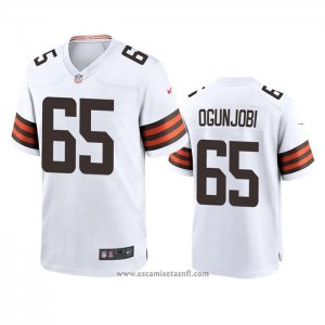 Camiseta NFL Game Cleveland Browns Larry Ogunjobi 2020 Blanco