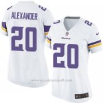 Camiseta Minnesota Vikings Alexander Blanco Nike Game NFL Mujer