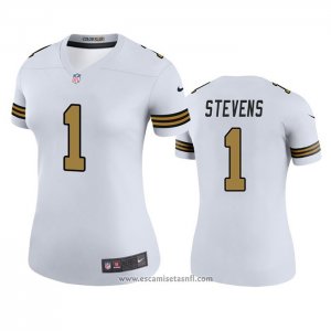 Camiseta NFL Legend Mujer New Orleans Saints Tommy Stevens Blanco Color Rush