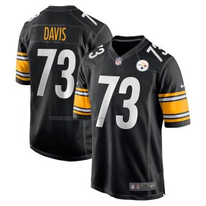 Camiseta NFL Game Pittsburgh Steelers Carlos Davis Negro