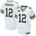 Camiseta Green Bay Packers Rodgers Blanco Nike Elite NFL Hombre2