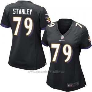 Camiseta Baltimore Ravens Stanley Negro Nike Game NFL Mujer