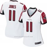 Camiseta Atlanta Falcons Jones Blanco Nike Game NFL Mujer2