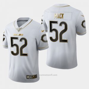 Camiseta NFL Limited Chicago Bears Khalil Mack Golden Edition Blanco