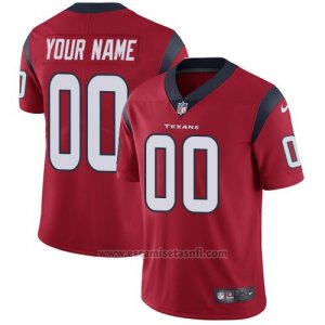 Camisetas NFL Nino Houston Texans Personalizada Rojo