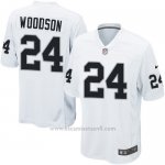 Camiseta Oakland Raiders Woodson Blanco Nike Game NFL Hombre