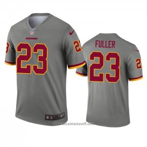 Camiseta NFL Legend Washington Redskins Kendall Fuller Inverted Gris