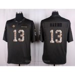Camiseta Miami Dolphins Marind Apagado Gris Nike Anthracite Salute To Service NFL Hombre