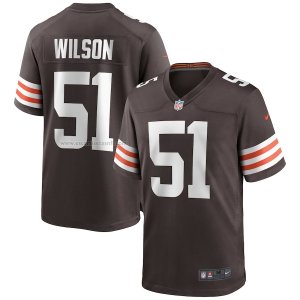 Camiseta NFL Game Cleveland Browns Mack Wilson Marron