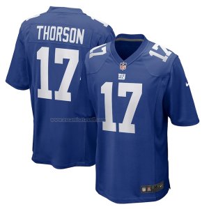 Camiseta NFL Game New York Giants Clayton Thorson Azul