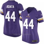 Camiseta Minnesota Vikings Asiata Violeta Nike Game NFL Mujer