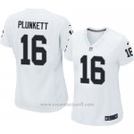 Camiseta Oakland Raiders Plunkett Blanco Nike Game NFL Mujer