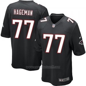 Camiseta Atlanta Falcons Hageman Negro Nike Game NFL Hombre
