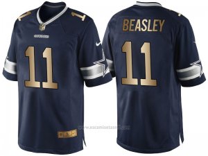 Camiseta Dallas Cowboys Beasley Profundo Azul Nike Gold Game NFL Hombre
