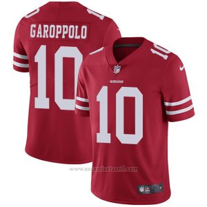 Camiseta NFL Limited Hombre 10 Garoppolo San Francisco 49ers Rojo