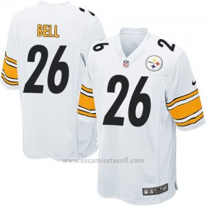 Camiseta Pittsburgh Steelers Bell Blanco Nike Game NFL Nino
