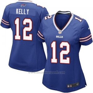 Camiseta Buffalo Bills Kelly Azul Nike Game NFL Mujer