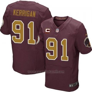 Camiseta Washington Redskins Kerrigan Apagado Rojo Nike Elite NFL Hombre