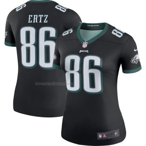 Camiseta NFL Legend Mujer Philadelphia Eagles Zach Ertz Negro